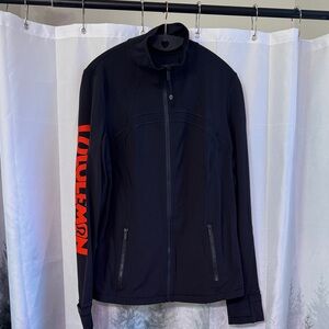 Lululemon Define Black Jacket with Sleeve Logo. Disney Collaboration. Size 14